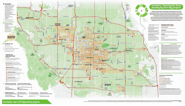 A detailed map highlighting various Opportunity Zo